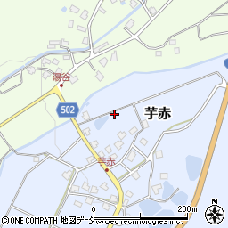 新潟県南魚沼市芋赤576周辺の地図