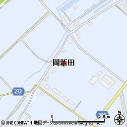 新潟県魚沼市岡新田周辺の地図
