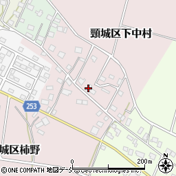 新潟県上越市頸城区下中村306周辺の地図