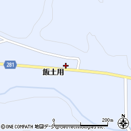 福島県白河市大信豊地飯土用周辺の地図