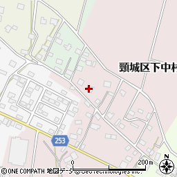 新潟県上越市頸城区下中村287周辺の地図