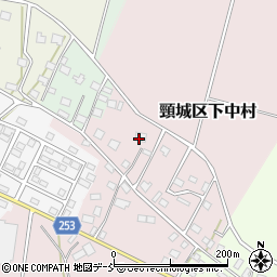 新潟県上越市頸城区下中村289周辺の地図