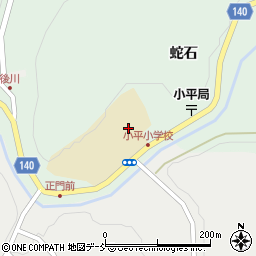 福島県石川郡平田村北方蛇石周辺の地図