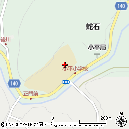 福島県平田村（石川郡）北方（蛇石）周辺の地図