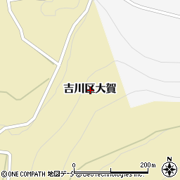 新潟県上越市吉川区大賀周辺の地図