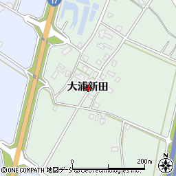 新潟県魚沼市大浦新田周辺の地図