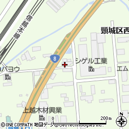 株式会社坂田屋　上越営業所周辺の地図