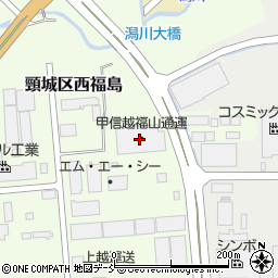 新潟王子運送株式会社　上越物流センター周辺の地図