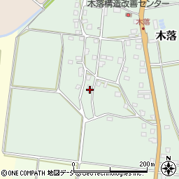 新潟県十日町市木落748周辺の地図