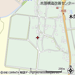 新潟県十日町市木落周辺の地図