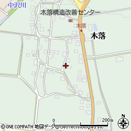 新潟県十日町市木落705周辺の地図