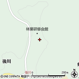 平田村役場　林業研修会館周辺の地図
