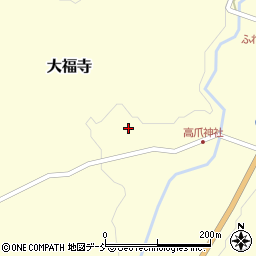 石川県羽咋郡志賀町大福寺ウ周辺の地図
