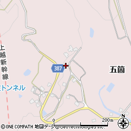 新潟県南魚沼市五箇1674-1周辺の地図