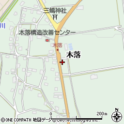 新潟県十日町市木落1112周辺の地図