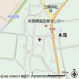 新潟県十日町市木落715周辺の地図
