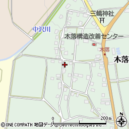 新潟県十日町市木落762周辺の地図