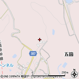 新潟県南魚沼市五箇1787周辺の地図