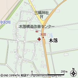 新潟県十日町市木落672周辺の地図