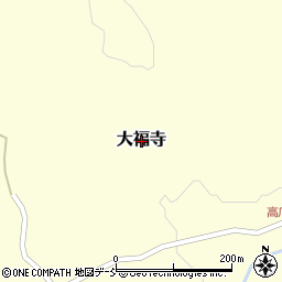 石川県羽咋郡志賀町大福寺周辺の地図