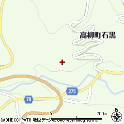 新潟県柏崎市高柳町石黒周辺の地図
