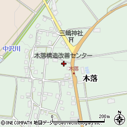 新潟県十日町市木落668周辺の地図