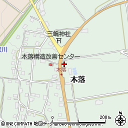 新潟県十日町市木落1121周辺の地図