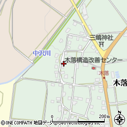 新潟県十日町市木落637周辺の地図