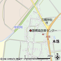 新潟県十日町市木落575周辺の地図