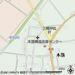 新潟県十日町市木落549周辺の地図