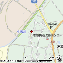 新潟県十日町市木落576周辺の地図