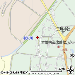 新潟県十日町市木落578周辺の地図