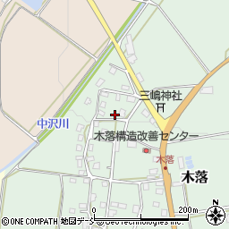 新潟県十日町市木落556周辺の地図