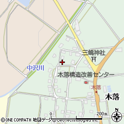 新潟県十日町市木落558周辺の地図