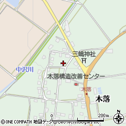 新潟県十日町市木落551周辺の地図