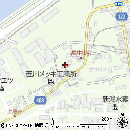 新潟県上越市黒井2166-2周辺の地図