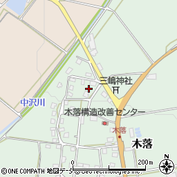 新潟県十日町市木落552周辺の地図