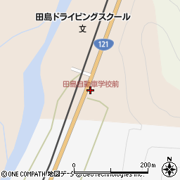 田島自動車学校前周辺の地図