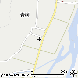 福島県南会津町（南会津郡）青柳（沢口）周辺の地図