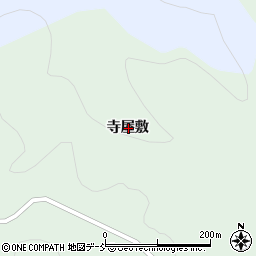 福島県石川郡平田村北方寺屋敷周辺の地図