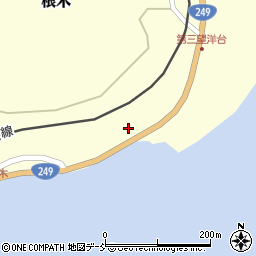 石川県鳳珠郡穴水町根木ニ127-1周辺の地図