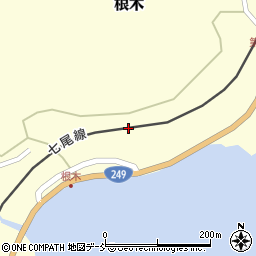 石川県穴水町（鳳珠郡）根木（ホ）周辺の地図