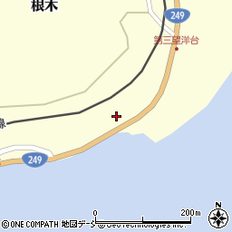 石川県鳳珠郡穴水町根木ニ127周辺の地図