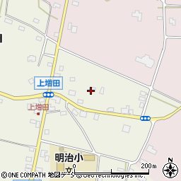 新潟県上越市頸城区上増田周辺の地図
