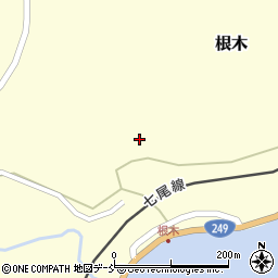 石川県鳳珠郡穴水町根木カ周辺の地図