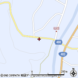 新潟県十日町市中仙田甲18周辺の地図