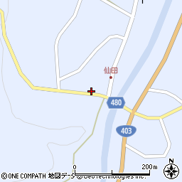 新潟県十日町市中仙田甲11周辺の地図