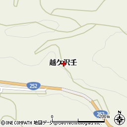 新潟県十日町市越ケ沢壬周辺の地図