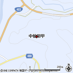 新潟県十日町市中仙田（甲）周辺の地図