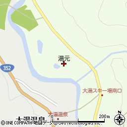 ホテル湯元周辺の地図
